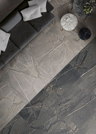 Carrelage CERCOM AMARANTO grès cérame aspect marbre SATIN LUX