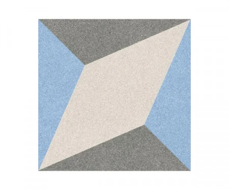 CARRELAGE CODICER  25X25CM BOREAL STARBOX BLUE ASPECT CARREAUX CIMENTS
