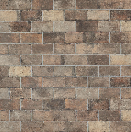 CARRELAGE CIR CERAMICHE CHICAGO HEXAGONE 24X27.7CM ASPECT BRIQUE URBAN