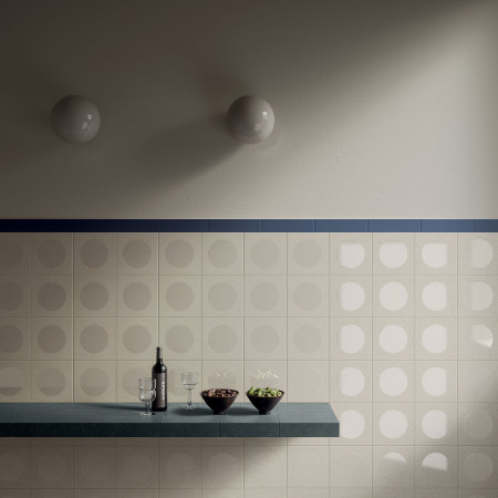 CARRELAGE CIR CERAMICHE FOREVER COLOR BUBBLE 20x20CM ASPECT BRIQUE ET DECOR