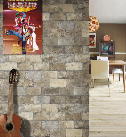 CARRELAGE CIR CERAMICHE NEW YORK 10x20CM ET HEXAGONE BRIQUE  