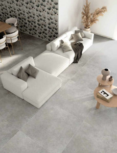 CARRELAGE TUSCANIA  GREY SOUL ASPECT BETON ET CIMENT