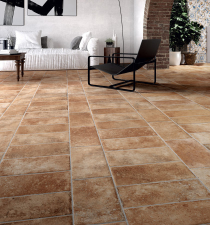 CARRELAGE RONDINE TUSCANY NAT ASPECT PIERRE TERRES CUITES