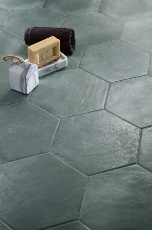 CARRELAGE ELIOS CERAMICA TROPICAL 20X20 CM, 6X25CM ET HEXAGONE