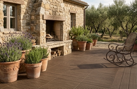 CARRELAGE EMIGRES LONG EXT 20X120CM RECTIFIÉ ASPECT LAME TERRASSE BOIS