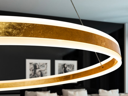 Suspension LED Helio anneau