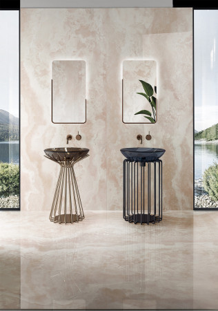 TAGINA SERIE ONYX DIAMOND INTERIEUR ASPECT MARBRE