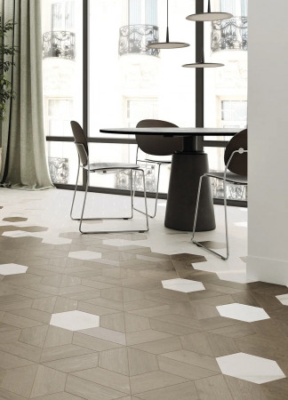 CARRELAGE WOW DESIGN 60 DEGREES TRAPÈZÈ ASPECT BOIS MARBLE