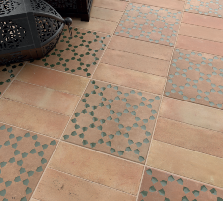 CARRELAGE WOW BEJMAT 15x15cm DECOR ASPECT TERRES CUITES ET ZELLIGES