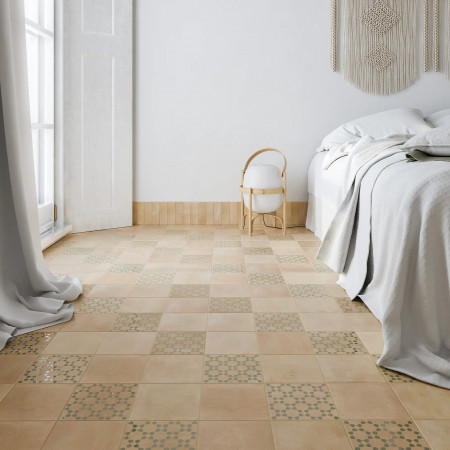 CARRELAGE WOW BEJMAT 15x15cm DECOR ASPECT TERRES CUITES ET ZELLIGES
