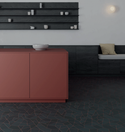 CARRELAGE WOW TRENCADIS 25,5X25,5 ASPECT DECOR