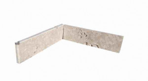 TRAVERTIN PLINTHE MIX BEIGE VIEILLI 8X40,6X1,2CM