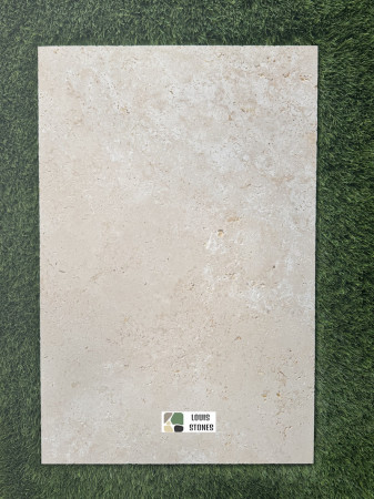 TRAVERTIN LIGHT MIX VIEILLI 40.6x61CM 12MM 1ER CHOIX